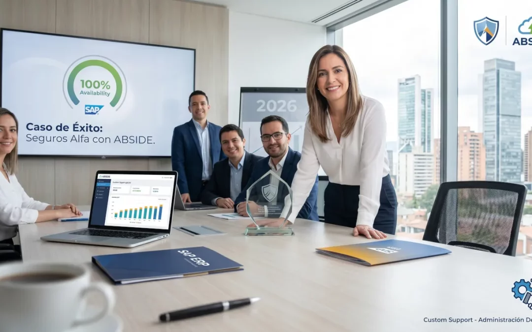 Liderazgo tecnológico analizando resiliencia operativa y optimización de sistemas SAP con ABSIDE Custom Support