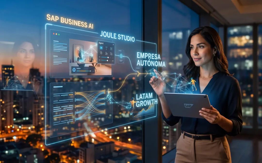 Agentes de inteligencia artificial ejecutando procesos en SAP Business AI